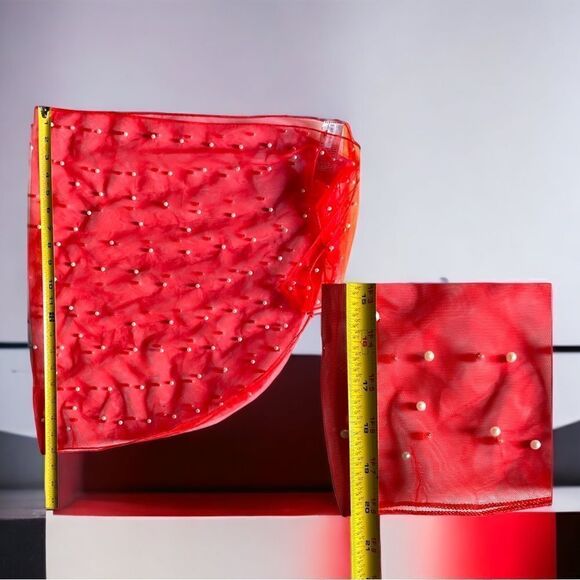 Feels Good On! l Rhinestone Embellished Bodysuit & Pearl Endowed Sarong l New - Picture 7 of 12